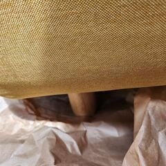 3人掛けソファー クッション付き 難あり もらってくださいの画像