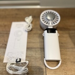 冷却プレートつきハンディファン　ほぼ未使用の画像