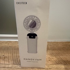 冷却プレートつきハンディファン　ほぼ未使用の画像