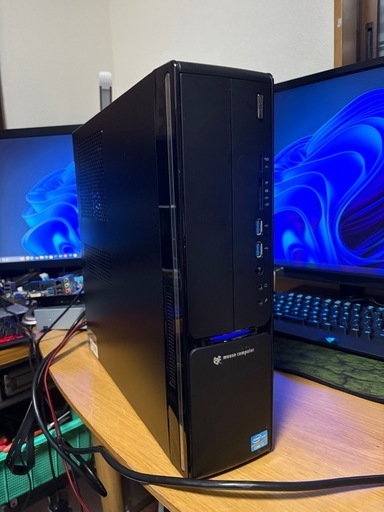 スリムデスクトップパソコン　Windows11 24H2 CPU i7-3770 メモリ16GB SSD 120GB+HDD 500GB GT710 Office2021