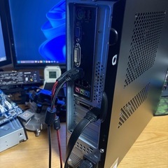 スリムデスクトップパソコン　Windows11 24H2 CPU i7-3770 メモリ16GB SSD 120GB+HDD 500GB GT710 Office2021の画像