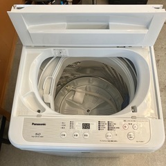 H2507-233 Panasonic 洗濯機 NA-F50BE7 5.0kg 2019年製 動作確認済み キズ汚れ有りの画像