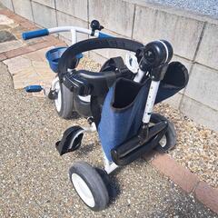 三輪車 コンポフィット2 デニムカラーの画像