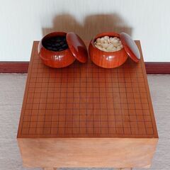 8月末受付終了/木製碁盤と碁石のセット/19072025 (しずおか
