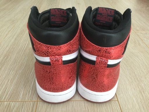 エアジョーダン 1 レトロ High OG Ruby スニーカー　25.5cm 中古