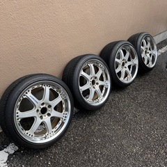 【引取限定】RAYS VOLK GT-7 8J 9J 18インチ...