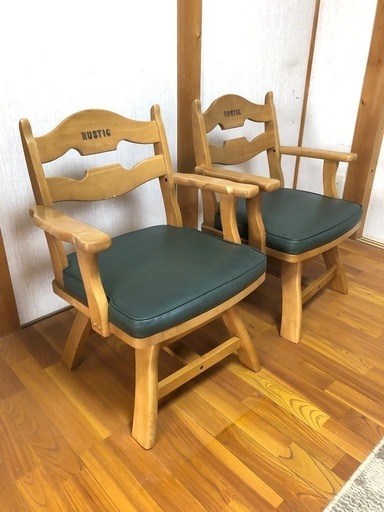 Karimoku カリモク ダイニングチェアRUSTIC 回転椅子　① Karimoku カリモク ダイニングチェアRUSTIC 回転椅子