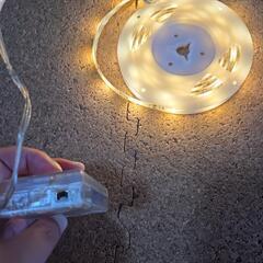 電池使うテープライトの画像