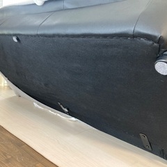 ニトリ 3人用ソファー (Nシールド ビット3KD BK）の画像