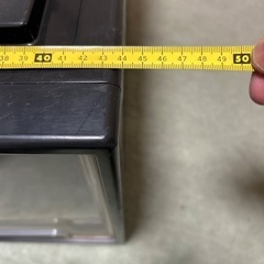 衣装ケース　高さ30cmと深めサイズと高さ22cmの画像