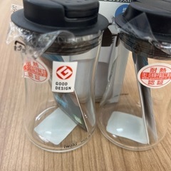 iwaki 塩・コショウ入れ　耐熱ガラス食器の画像