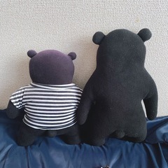 くまモンぬいぐるみとキーホルダーのセットの画像