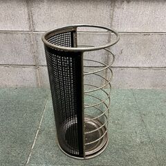 スチール製 傘立て 円柱 インテリア おしゃれ 直径24cm×高さ46cmの画像