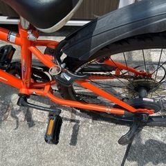 子供　自転車　オレンジ　24インチ　アサヒの画像