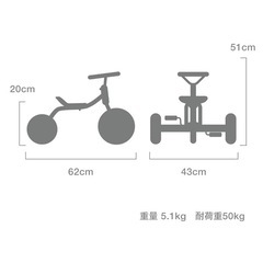 ボーネルンド三輪車の画像