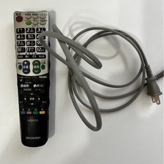 【無料】SHARP AQUOS 32型テレビ・電源ケーブル＆リモコン付き・新丸子引き取りの画像