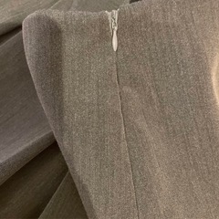 レディース　ミニスカート　インパン付き　グレー　プリーツスカートの画像