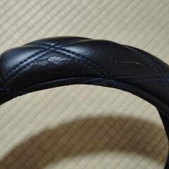 レザー調　ハンドルカバー　ブラックの画像