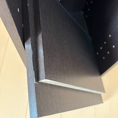【あげます】ニトリ　カラーボックス ①こげ茶　の画像