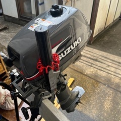 船外機　スズキ　5馬力 2スト S足　始動スムーズの画像