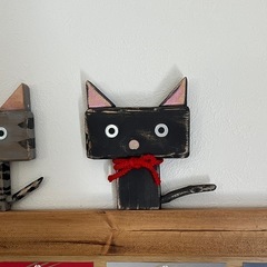 里親募集中！ハンドメイド猫オブジェの画像