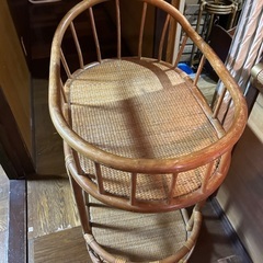 籐の家具3点セット➕2点の画像
