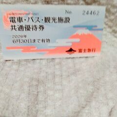 富士急株主優待1枚の画像
