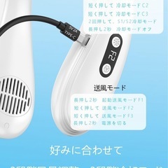 首掛け扇風機
の画像