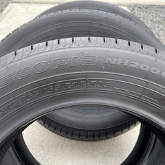 新品タイヤ4本  2025年製 エコピア  コンパクトカーに  の画像