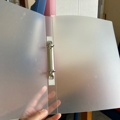 2穴クリアファイルの画像
