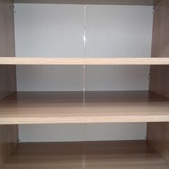 ★リユースのサカイつくば店★TK5927  食器棚小 ホワイト H85×D38×W59 クリーニング済みの画像