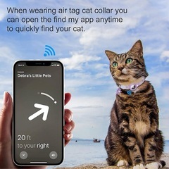ペット用 airtagケース gps 猫 小型犬 首輪 エアタグケース 可愛いの画像
