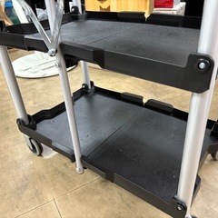 美品 サンワサプライ ツールワゴン 折りたたみワゴン キャスター付き  総耐荷重60kg  3段 最終値下げ‼️の画像