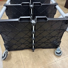 美品 サンワサプライ ツールワゴン 折りたたみワゴン キャスター付き  総耐荷重60kg  3段 最終値下げ‼️の画像
