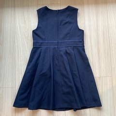 お受験にも！120㎝紺ワンピースの画像