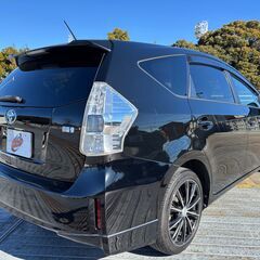 岡山【自社ローン】保証人無可★全国対応★プリウスα【Sツーリングセレクション】社外17インチAW/Bluetooth/走行中TV可/バックカメラ/ECOモード/フルフラットシート/ウインカードアミラー/フォグ/ETCの画像