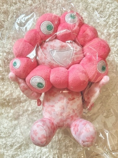 【新品・未使用】ミャクミャク　桜　ぬいぐるみ ミャクミャク ぬいぐるみ 桜ピンク万博 EXPO2025