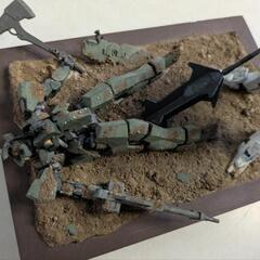 ガンプラ　ジオラマの画像