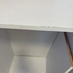 【あげます】ニトリ　カラーボックス　③白　2段の画像