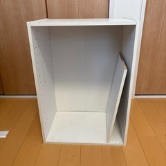 【あげます】ニトリ　カラーボックス　③白　2段