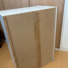 【あげます】ニトリ　カラーボックス　③白　2段の画像