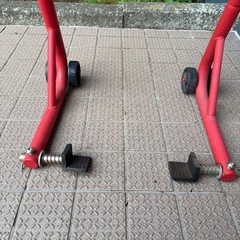 ※受け渡し予定者決定済み　バイクメンテナンススタンドの画像