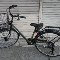 Avece Vent[アヴェック ヴェント]KiLaCIe(キラクル)27吋 タウンサイクル 外装6段/LEDオート/オリーブの画像
