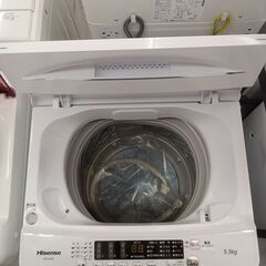★リユースのサカイ千葉中央店★期間限定割引有 Hisense 洗濯機 5kg 21年製 動作確認／クリーニング済み TC3899の画像
