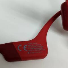 【良品】SHOKZ OpenRun S803 骨伝導イヤホン/レッドの画像