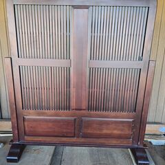 古道具　目隠しなしの衝立 弘益 衝立 ついたて 障子 町屋風 古民家風 和風 間仕切り 目隠し