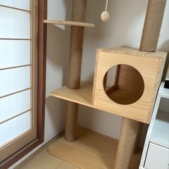 キャットタワー 使用感なしの画像