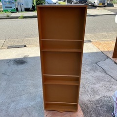 本棚　本収納　収納棚　回転式　木製オープンシェルフ　木製本棚の画像