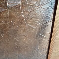 昭和レトロガラス　クローバー 大②の画像