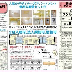 🎋契約金17,000円キャンペーン🎋1ヶ月分の賃料無料‼️さらに...